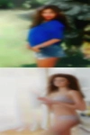 White naked woman beach free